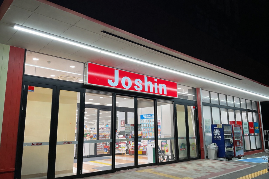 ジョーシン亀貝店・羽咋店　照明LED化工事